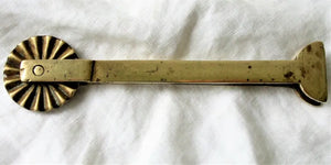 Brass Pastry Crimper 2