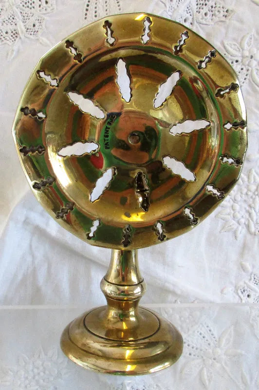 Brasss Pierced Candle Reflector