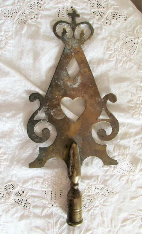 Victorian Friendly Society Brass Pole Head ~ Paulton