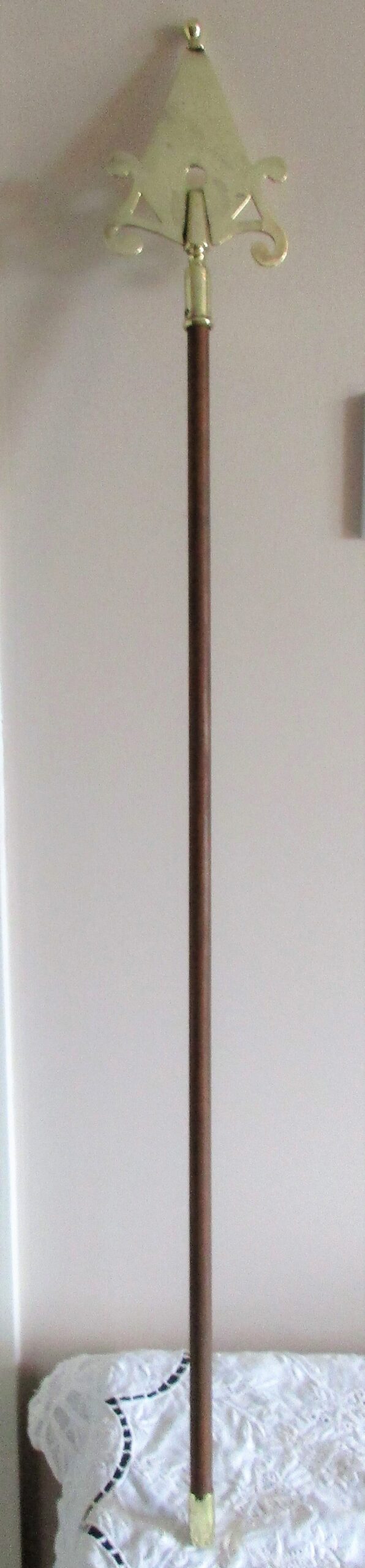 Brass Pole Head Westonzoyland 1a