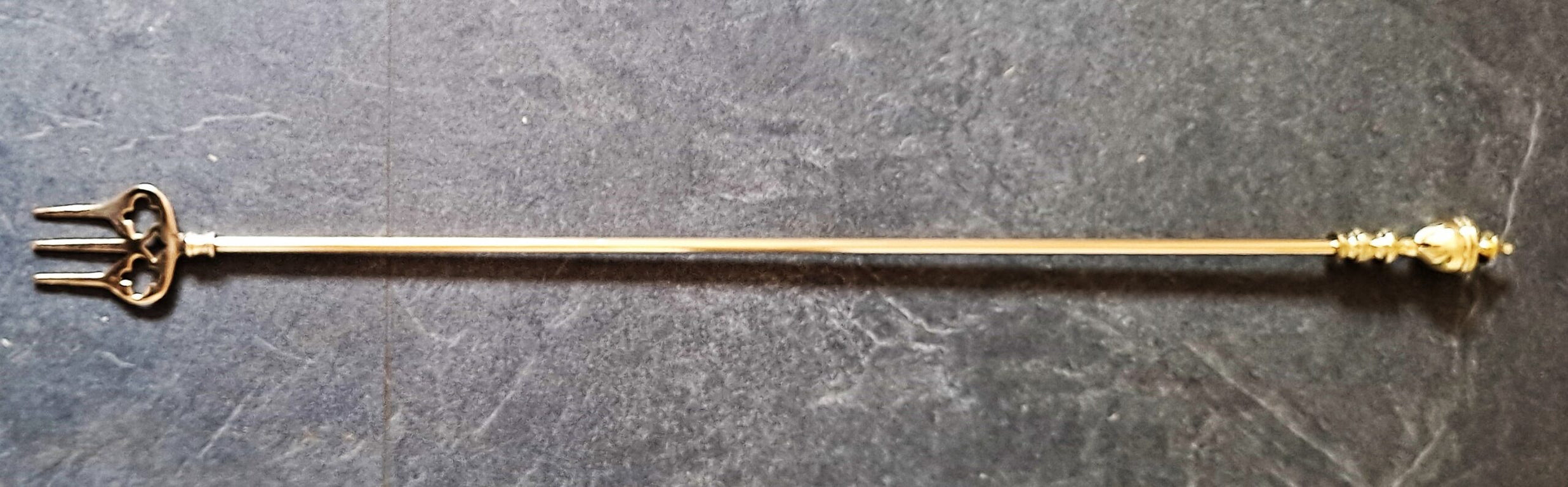 Brass Toasting Fork 1a