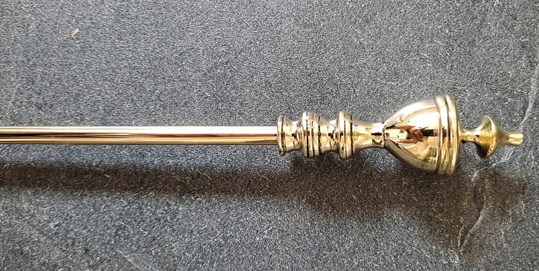 Antique English Edwardian Brass Toasting Fork
