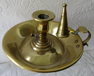 Brass Chamberstick And Snuffer 2