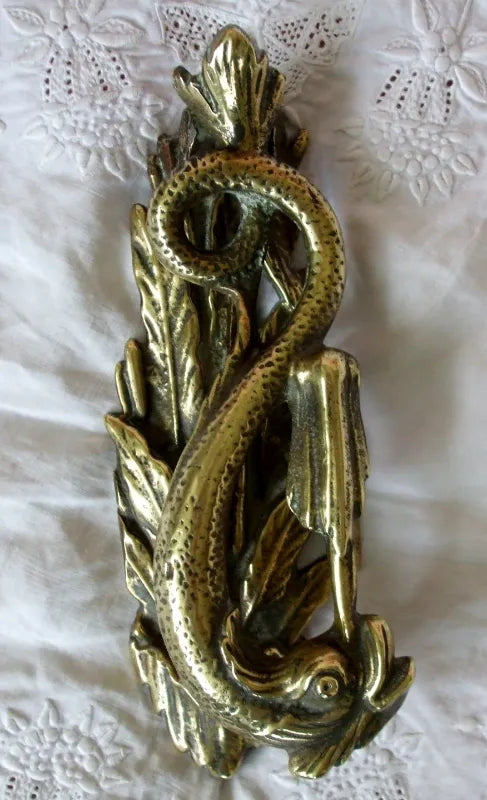 Brass Dolphin Door Knocker