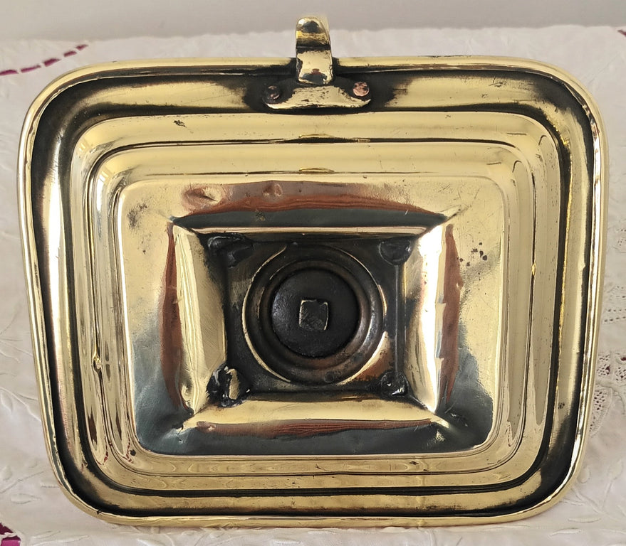 Antique English Georgian Brass Chamberstick