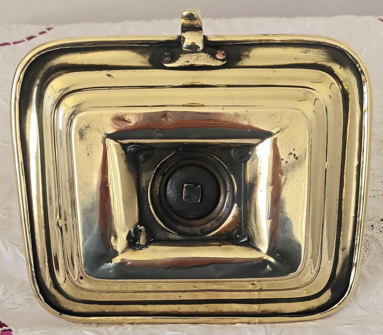 Antique English Georgian Brass Chamberstick