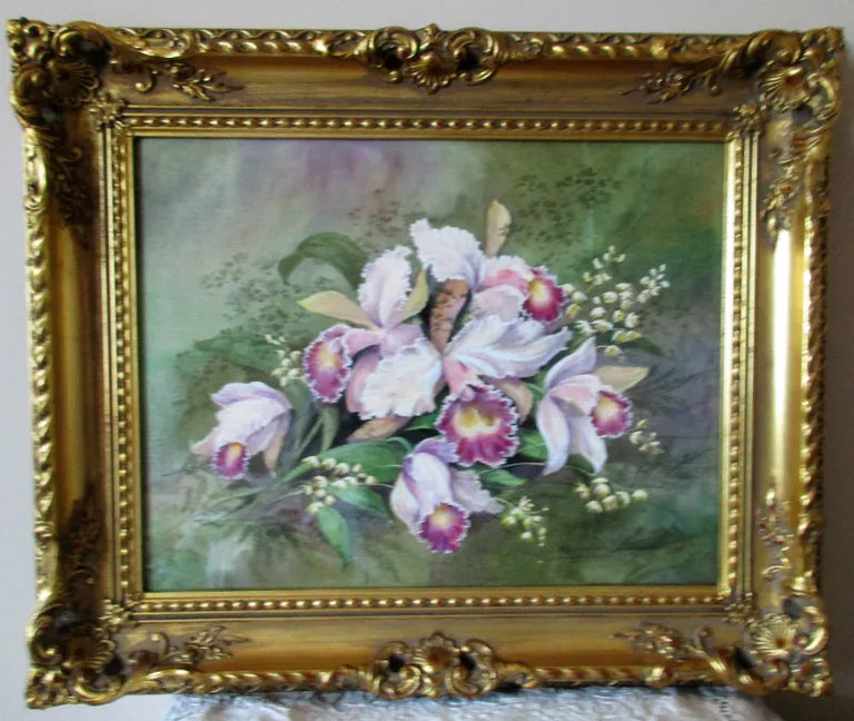 Orchids ~ Watercolour ~ Reg Johnson ~ c. 1986
