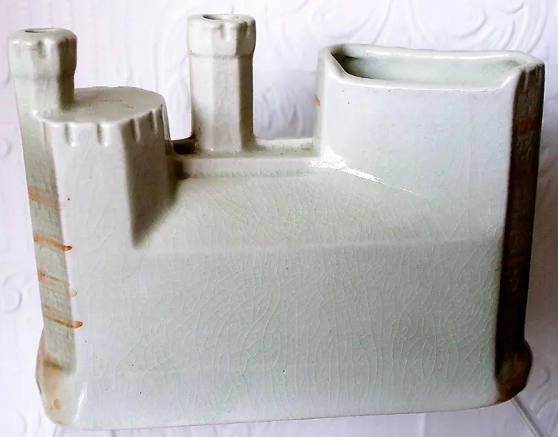 Vintage Bretby Art Pottery Commemorative Model of Caernarfon Castle
