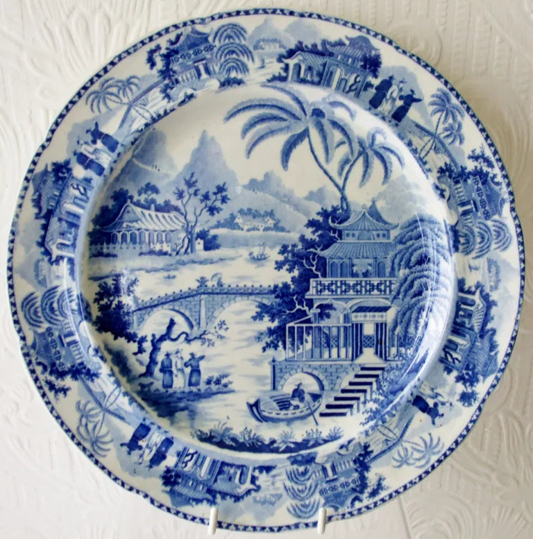 Bridge And Pagoda Plate 1