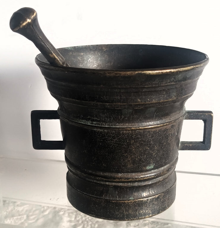 Bronze Mortar and Pestle 1825 1c