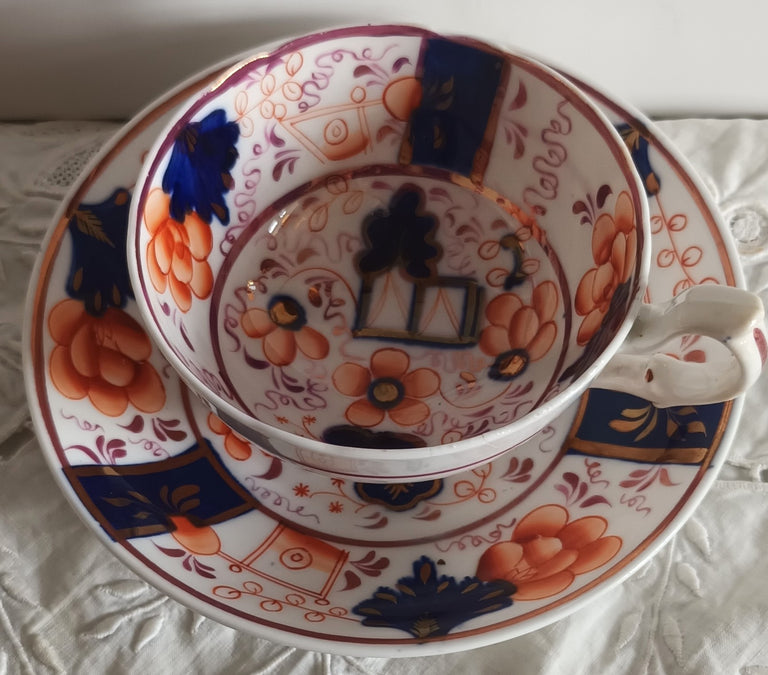 Buckle Tea Cup and Saucer 1a