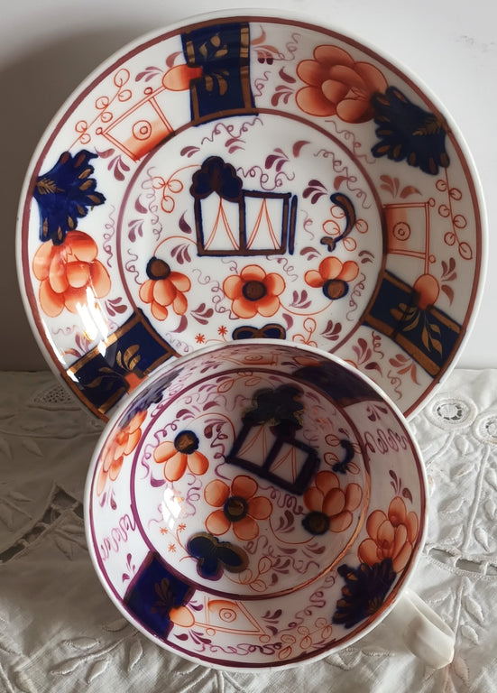 Antique Victorian Gaudy Welsh 