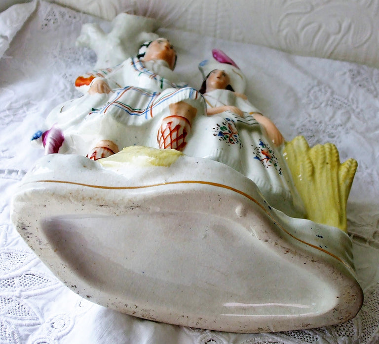Antique Victorian Staffordshire Figure ~ 