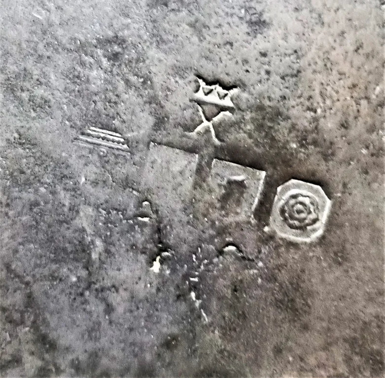 Antique English Georgian Pewter Dish / Plate