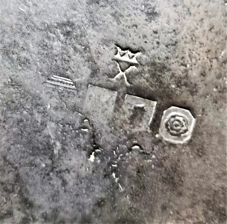 Antique English Georgian Pewter Dish / Plate