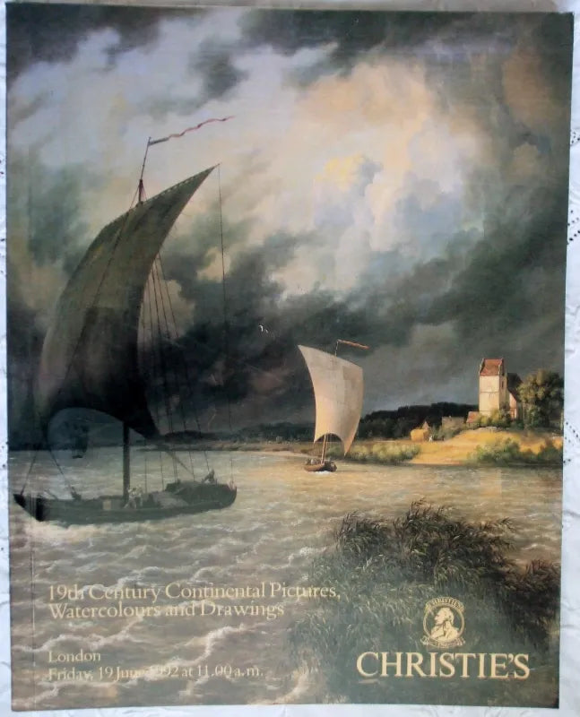 C 19th Century Continental Pictures Watercolours and Drawings L 19. 06. 1992