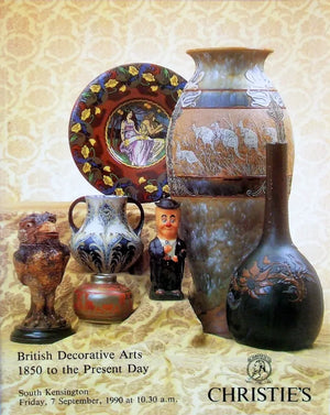 Christie's ~ British Decorative Arts, 1850 to the Present Day ~ London ~ 07. 09. 1990