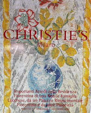 Christie's ~ Nobile Famiglia Lucchese ~ Milano ~ 08. 11. 2000
