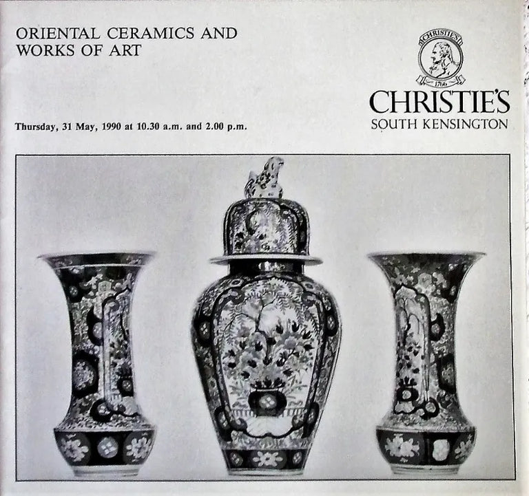 Christie's ~ Oriental Ceramics & W. O. A. ~ London ~ 31. 05. 1990