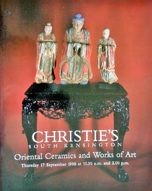 Christie's ~ Oriental Ceramics & W. O. A. ~ London ~ 17. 09. 1998