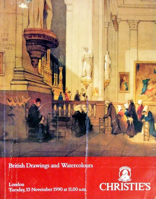 Christie's ~ British Drawings & Watercolours ~ London  13.11.1990