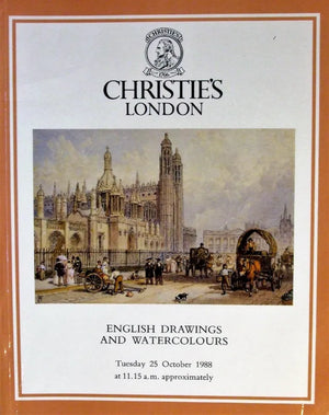 Christie's ~ English Drawings & Watercolours ~ London  25.10.1988