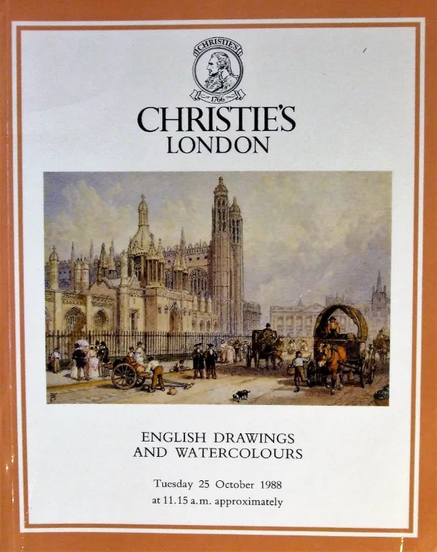 Christie's ~ English Drawings & Watercolours ~ London  25.10.1988