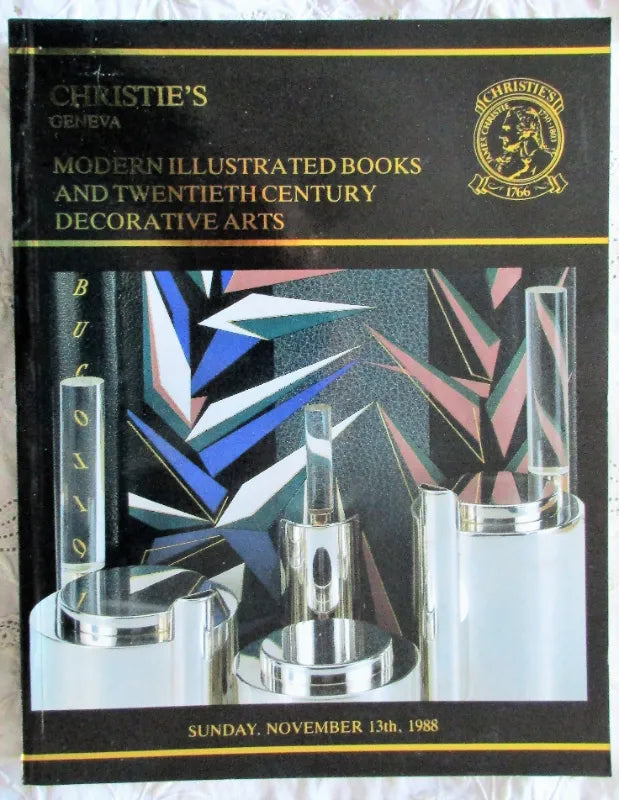 C ELISE Modern Illustrated Books and Twentieth Century Decorative Arts G 13. 11. 1988