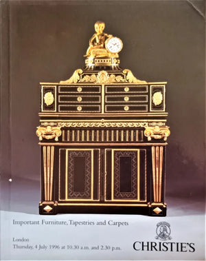 Christie's ~ Furniture, Tapestries, Carpets ~ London ~ 04. 07. 1996