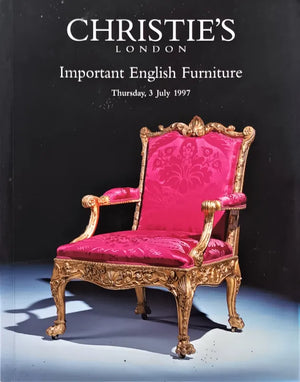 Christie's ~ English Furniture ~ London ~ 03. 07. 1997