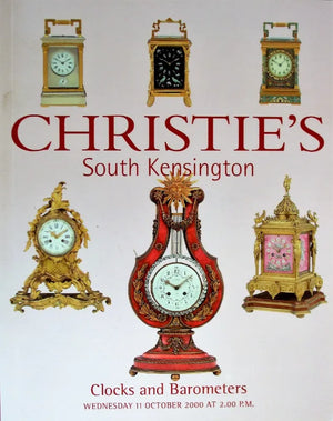 Christie's ~ Clocks & Barometers ~ London ~ 11. 10. 2000