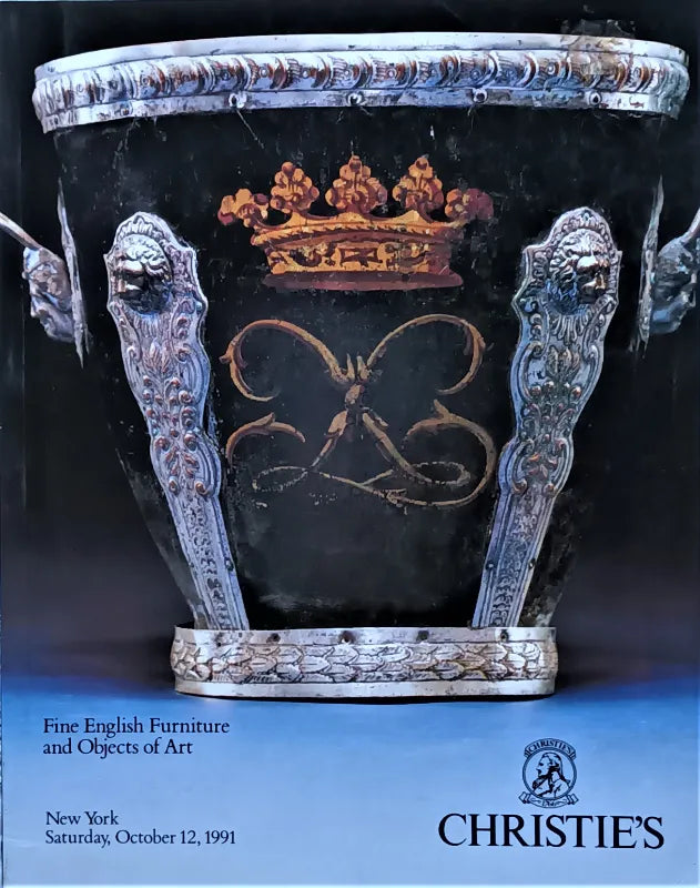 Christie's ~ English Furniture & Objects of Art ~ New York ~ 12. 10. 1991