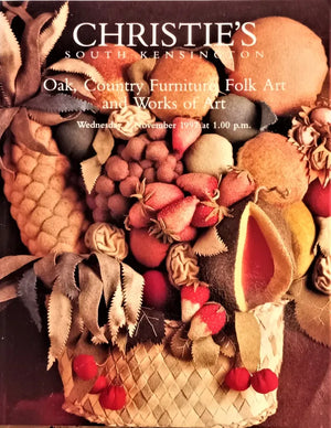 Christie's ~ Furniture, Folk Art & W.O.A. ~ London ~ 05.11.1997