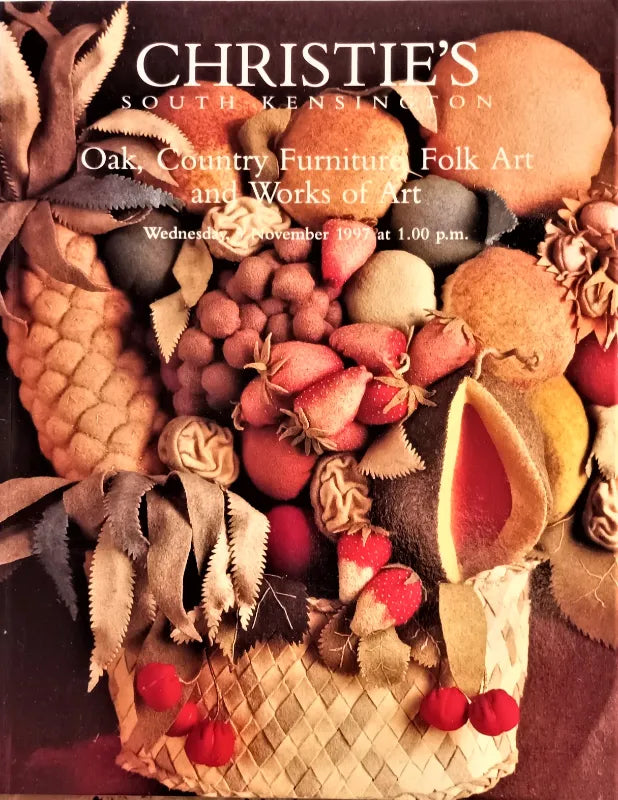 Christie's ~ Furniture, Folk Art & W.O.A. ~ London ~ 05.11.1997