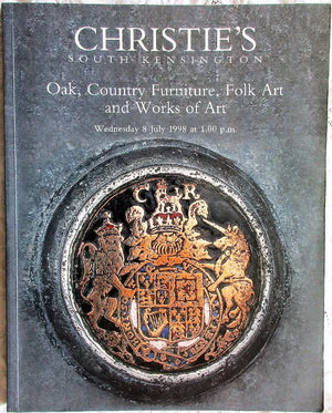 Christie's ~ Furniture, Folk Art & W.O.A. ~ London ~ 08. 07. 1998