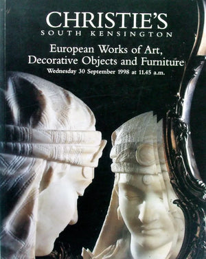 Christie's ~ Works of Art & Furniture ~ London ~ 30. 09. 1998