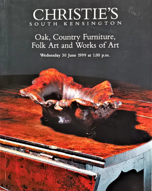Christie's ~ Furniture, Folk Art & W.O.A. ~ London ~ 30. 06. 1999