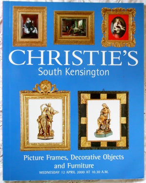 Christie's ~ Picture Frames & Furniture ~ London ~ 12. 04. 2000