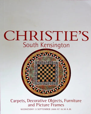 Christie's ~ Carpets,Furniture,Picture Frames ~ London 13.09.2000