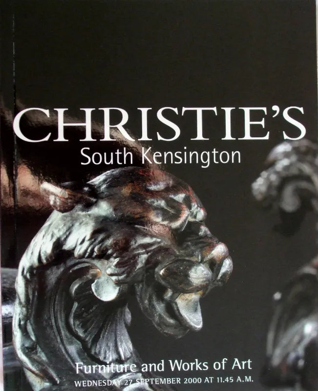 Christie's ~ Furniture & Works of Art ~ London ~ 27. 09. 2000