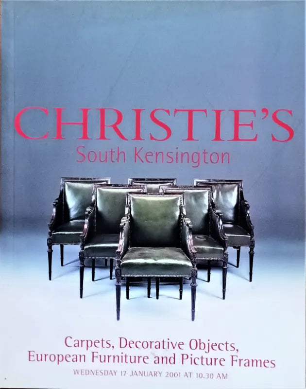 Christie's ~ Carpets,Furniture,Picture Frames ~ London 17. 01. 2001
