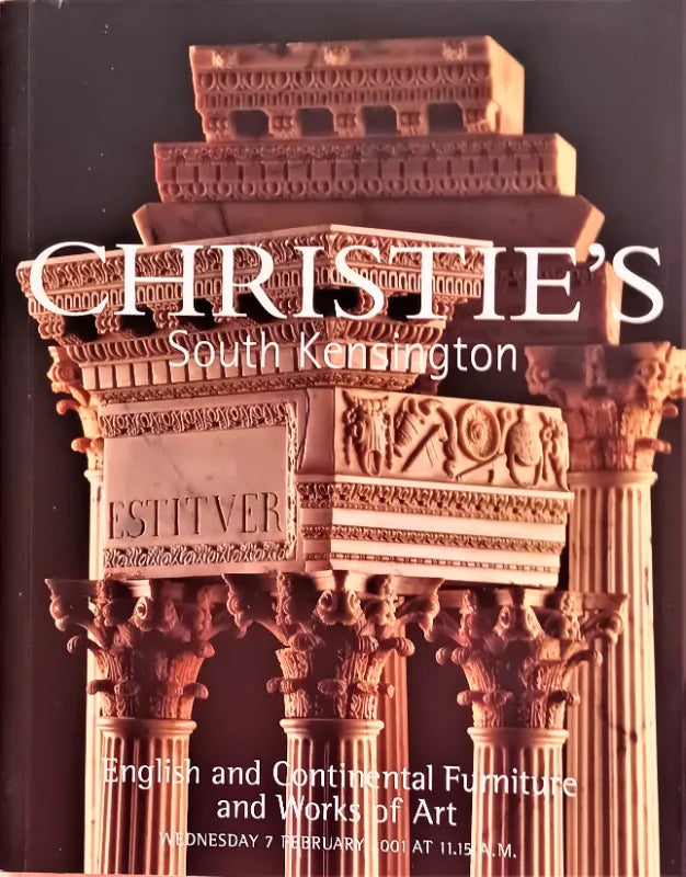 Christie's ~ Furniture & W.O.A. ~ London ~ 07. 02. 2001