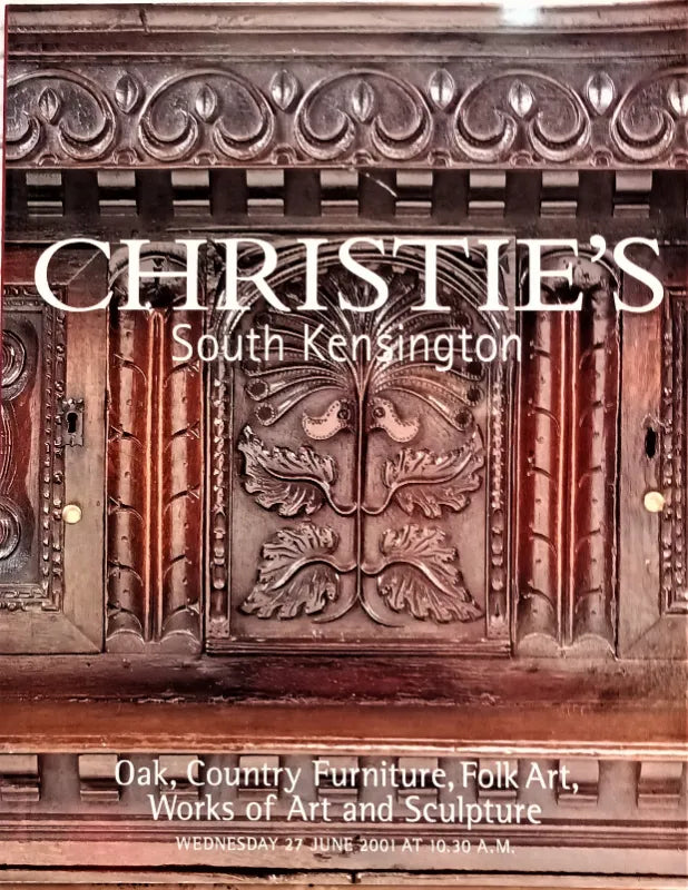 Christie's ~ Furniture, Folk Art, W.O.A., Sculpture ~ London ~ 27.06.2001