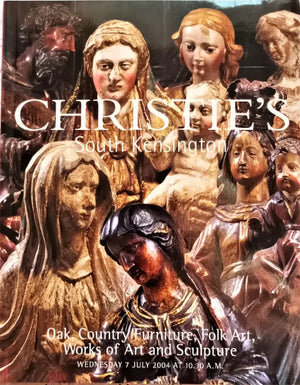 Christie's ~ Furniture, Folk Art, W.O.A., Sculpture ~ London ~ 07.07.2004