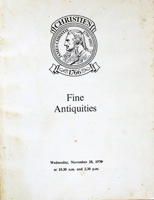Christie's ~ Fine Antiquities ~ London ~ 28. 11. 1979