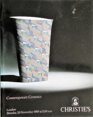 Christie's ~ Contemporary Ceramics ~ London ~ 20. 11. 1989