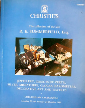Christie's ~ R.E. Summerfield ~ Cheltenham ~ 23. - 24. 10. 1989