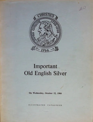 Christie's ~ Old English Silver ~ London ~ 12. 10. 1966