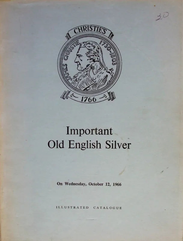 Christie's ~ Old English Silver ~ London ~ 12. 10. 1966