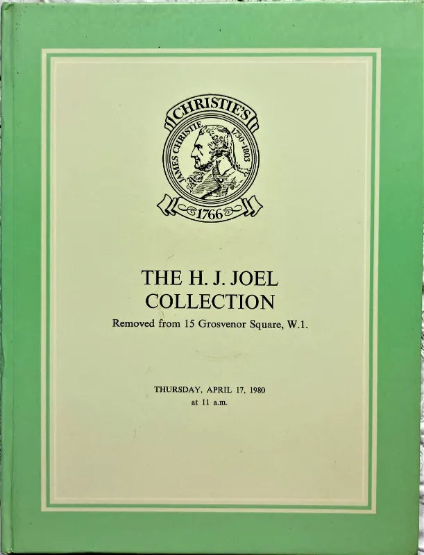 Christie's ~ The H.J. Joel Collection ~ London ~ 11. 04. 1980